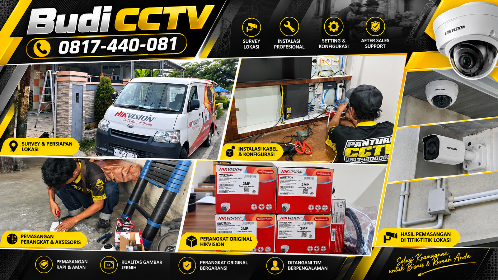 Instalasi CCTV Hikvision Two Way Audio di Rumah Cirebon, Perkembangan Teknologi Keamanan