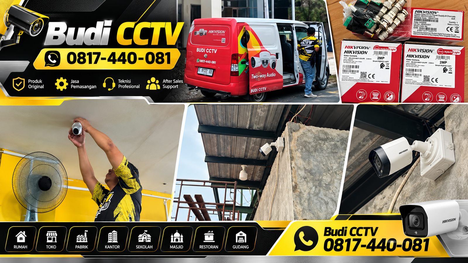 Instalasi CCTV Hikvision di Cirebon untuk Gudang, Pemantauan Praktis