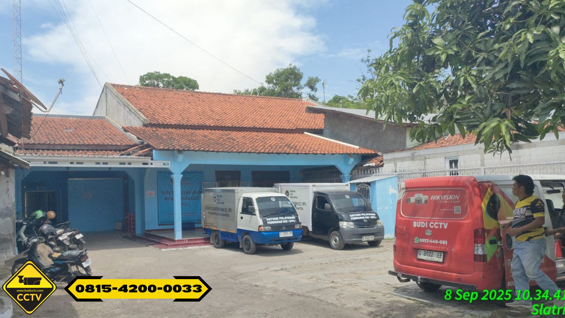 Pemasangan CCTV Hikvision 5MP di Dapur MBG Lemahwungkuk