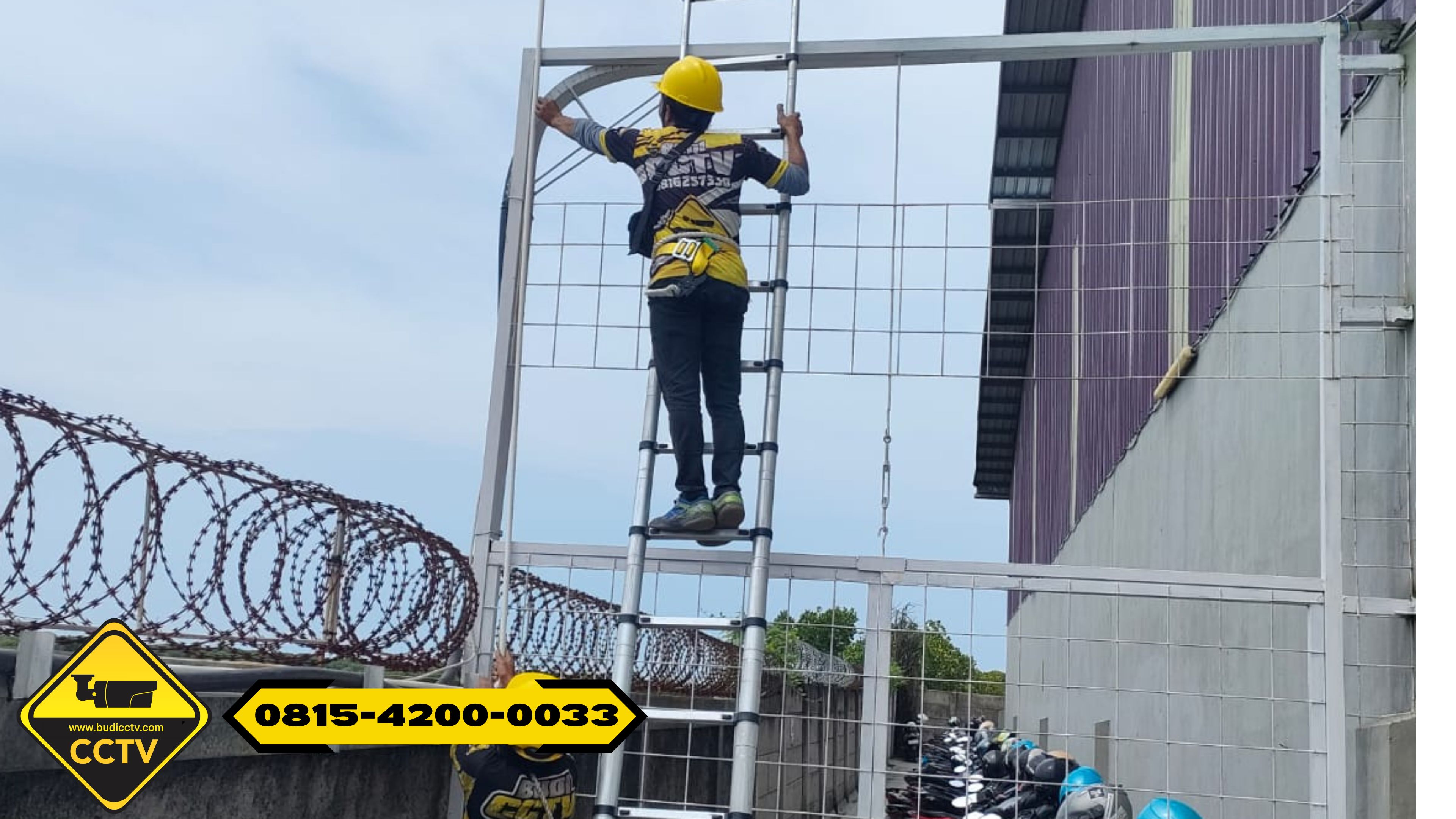 Pemasangan CCTV Hikvision 16 Channel Smart Hybrid Light 2MP di PT Wilayah Indramayu