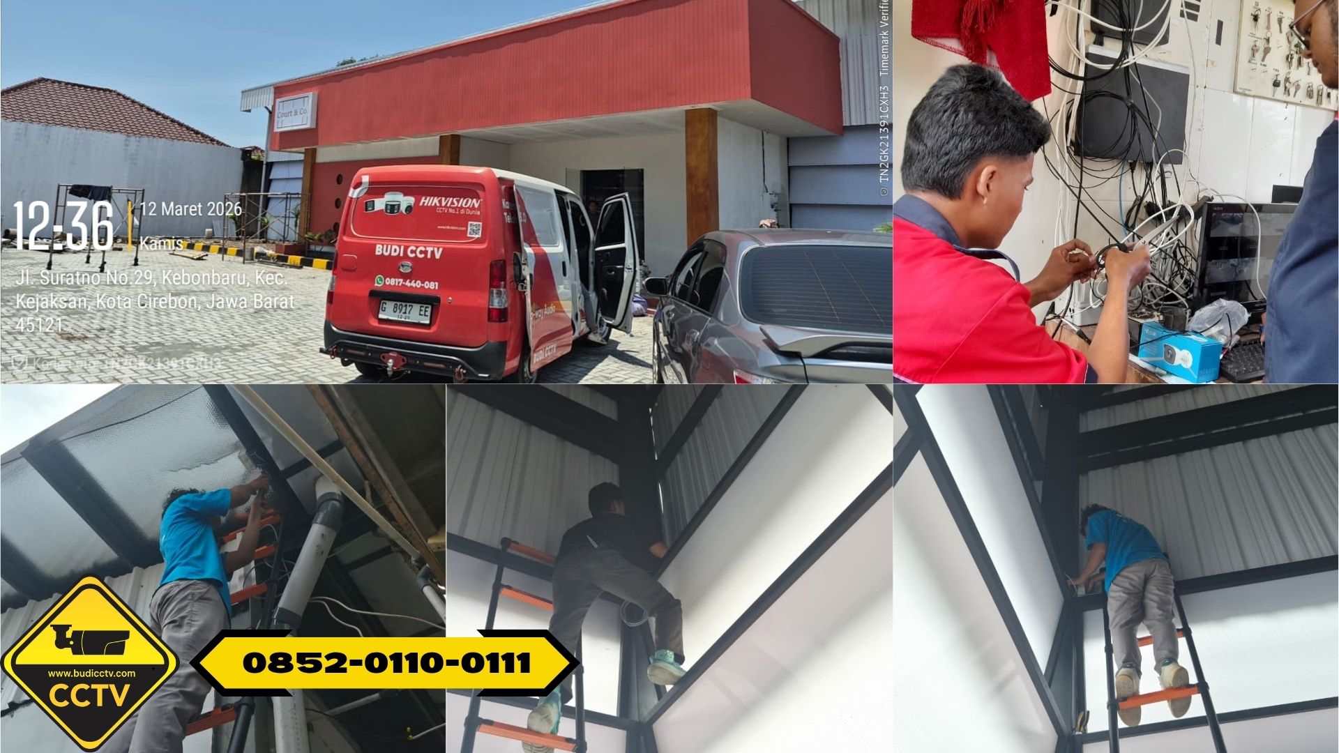 CCTV Hikvision Colorvu 4MP Terpasang di Court &amp; Co Padel Cirebon, Ini Keunggulannya