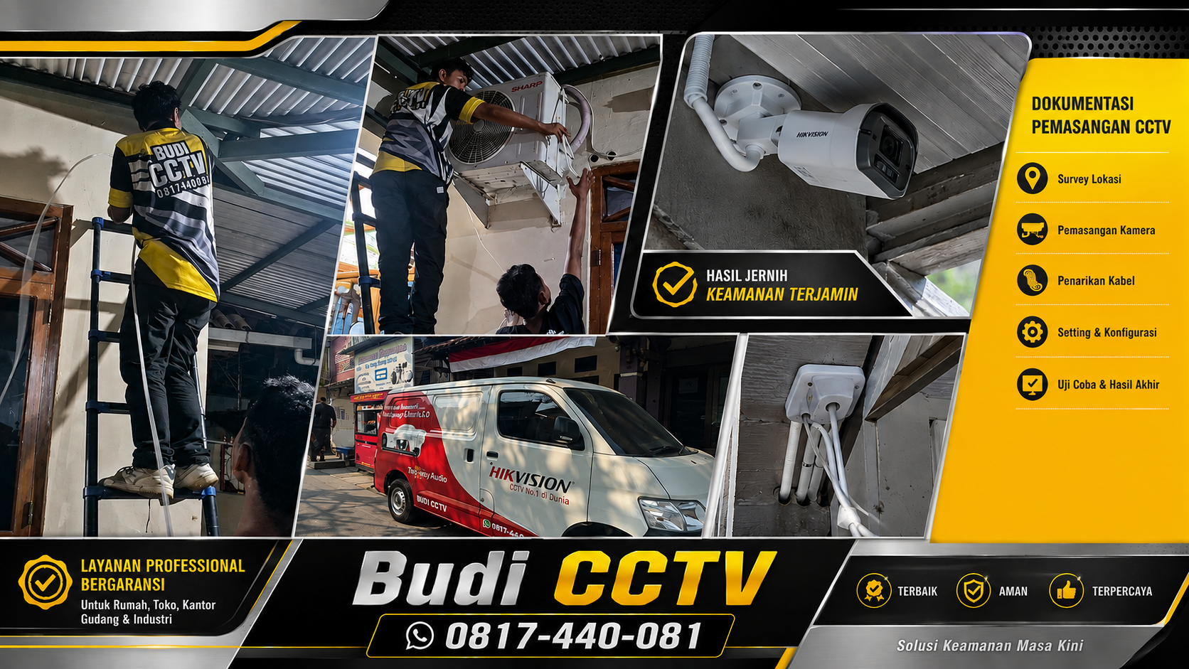 Instalasi CCTV Hikvision di Cirebon untuk Keamanan Rumah