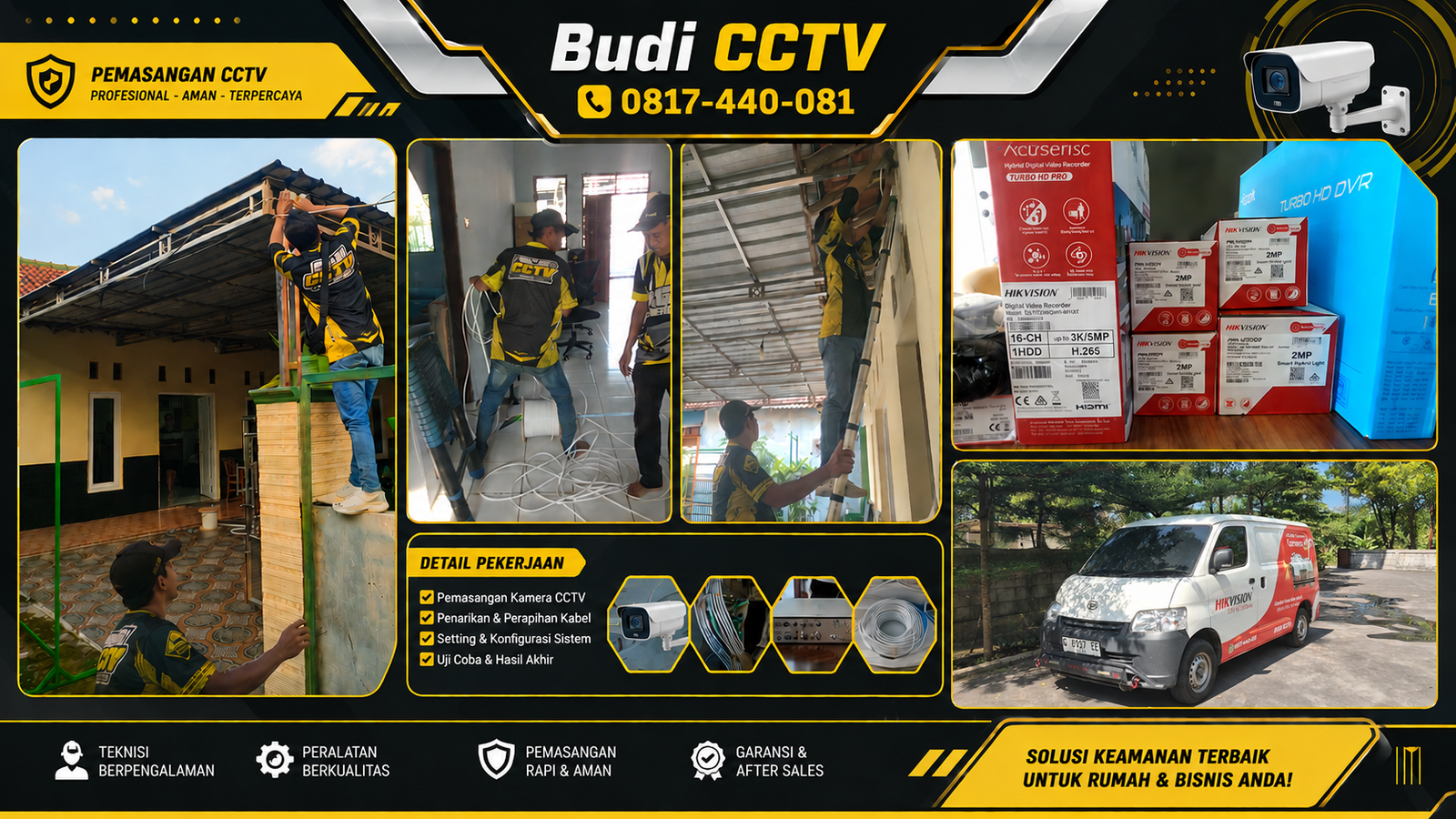 Pemasangan CCTV Cirebon, Pastikan Hikvision Original