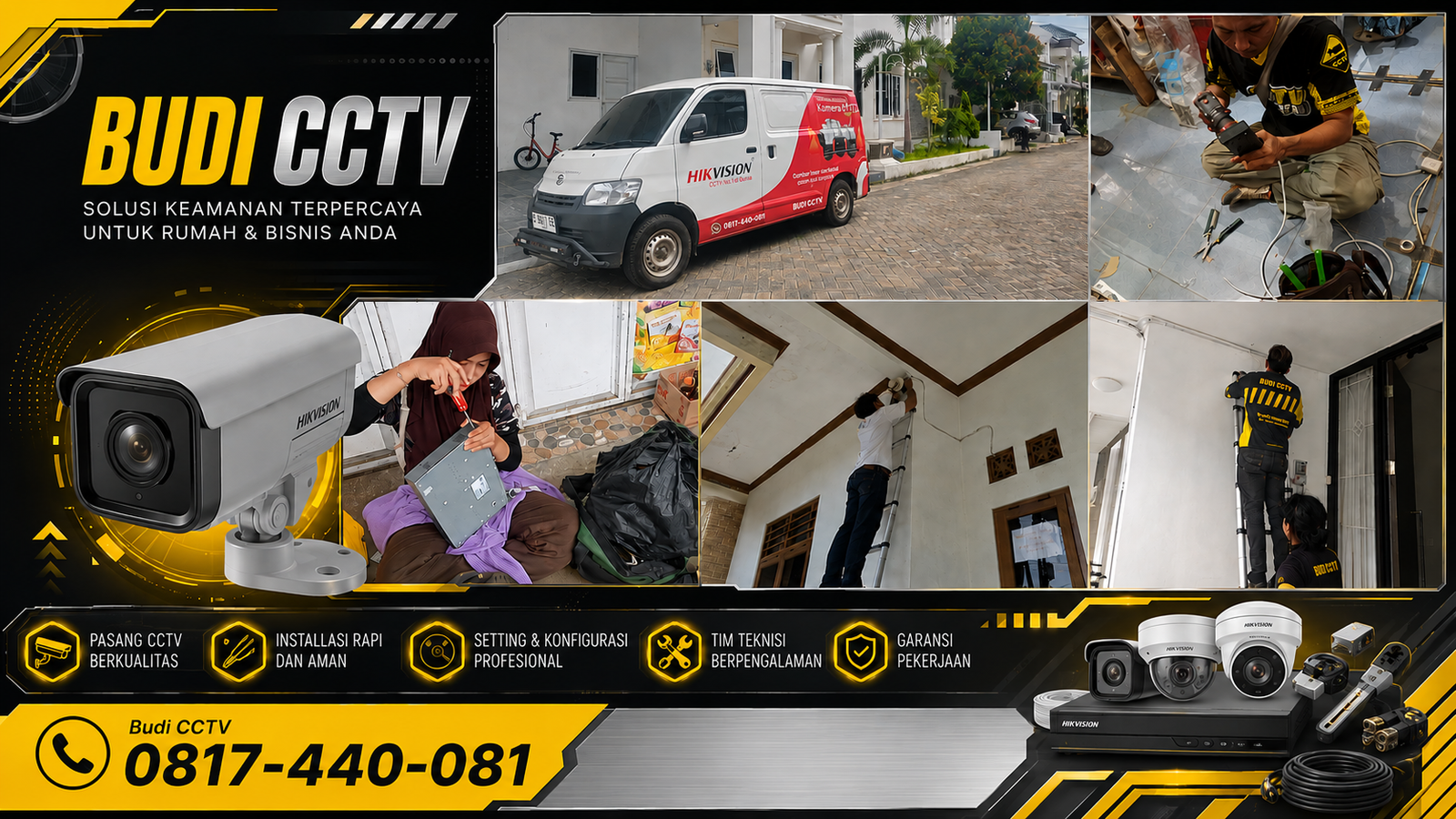 Pemasangan CCTV Hikvision di Cirebon, Merek Tepercaya