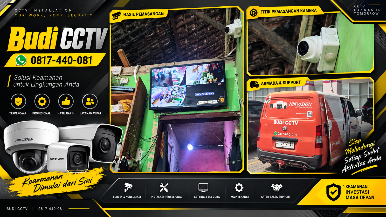 Pemasangan CCTV HiLook IP Camera di Cirebon, Solusi Kenyamanan